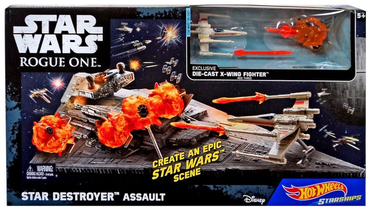 Hot Wheels Star Wars Starship Star Destroyer Devestator Die-Cast Vehicle Mattel 
